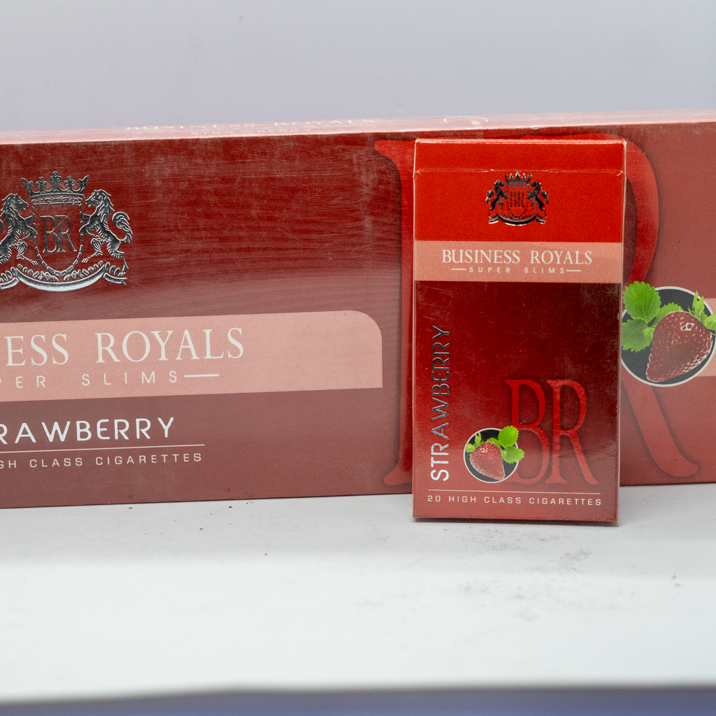 Business Royal Cigarettes strawberry Full Box