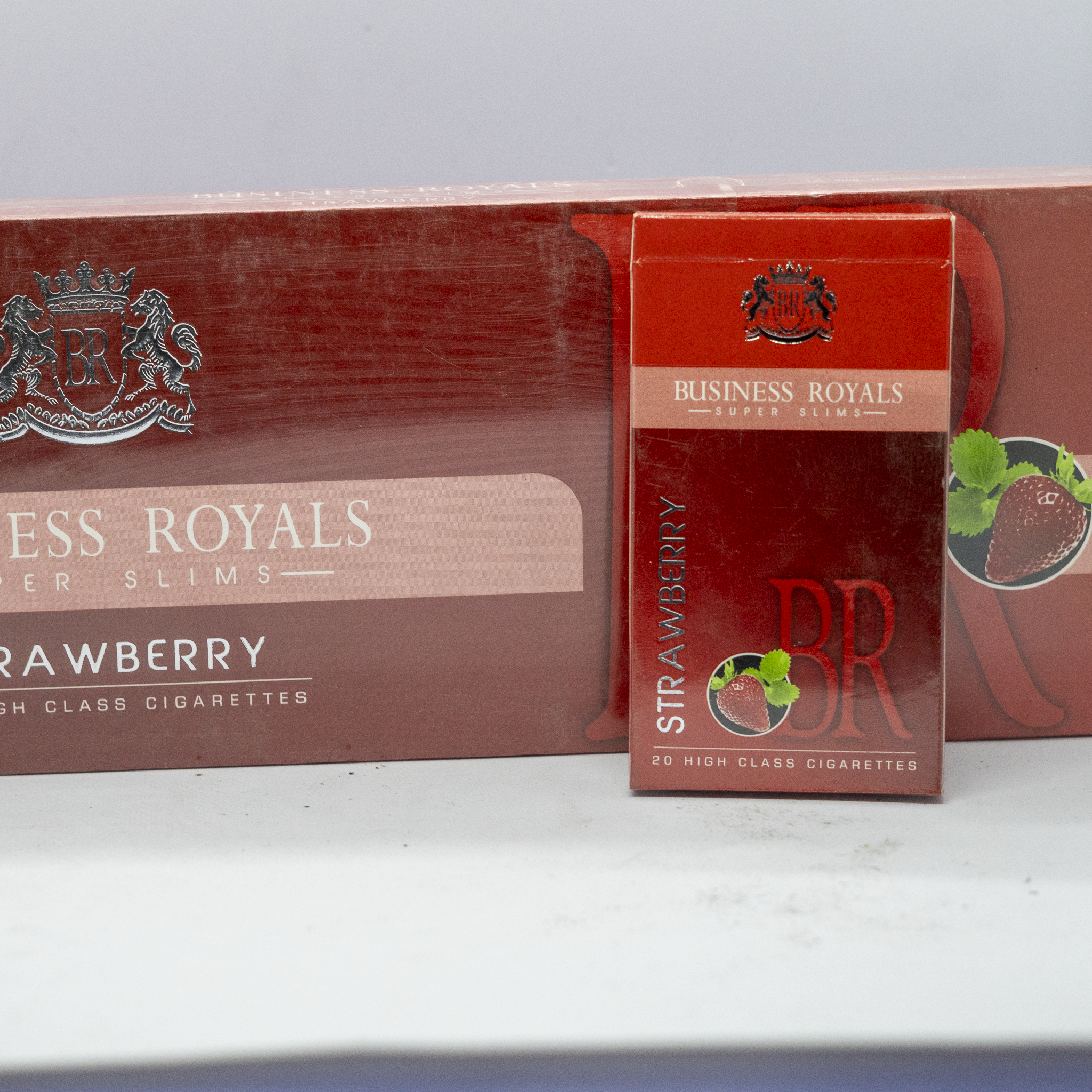 Business Royal Cigarettes strawberry Full Box
