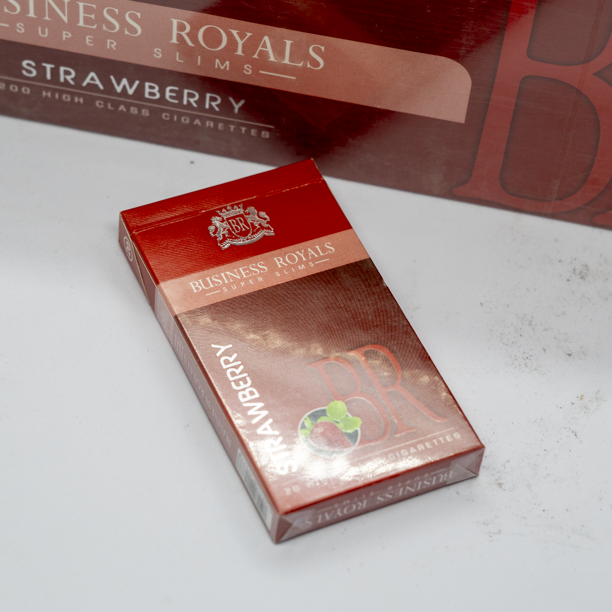 Business Royal Cigarettes strawberry Full Box